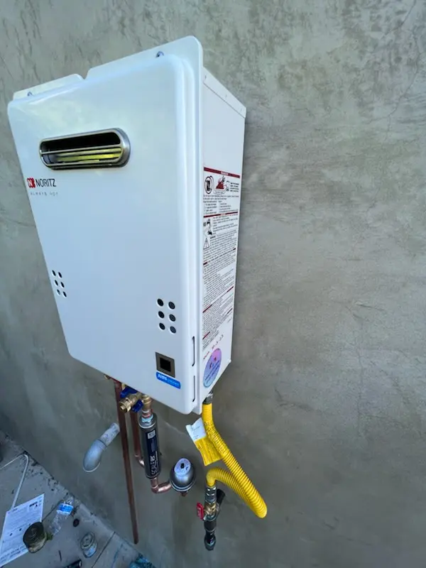Tankless water heater installation for Newfields homes